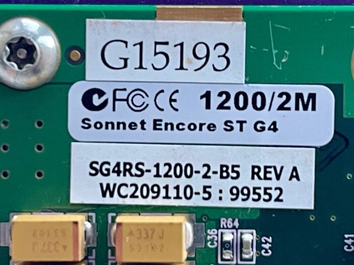 Sonnet Encore ST G4 1.2GHz CPU Upgrade