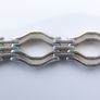 Vintage Sterling Silver 925 Art Deco Bracelet (L-7,5" - 13,24g) Image 8