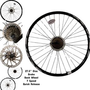 Brand new back wheel 27.5 MTB Mountain bike back Disc Wheel Quick release Shimano Cassette