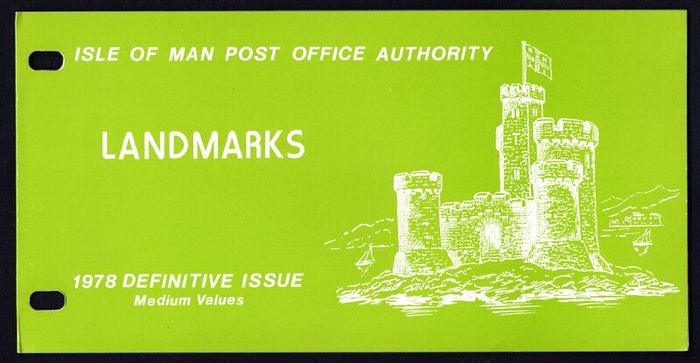 1978 Isle of Man Landmarks Medium Values Definite Stamps Presentation Pack