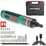 Hychika Cordless Screwdriver Small 3.6 V, 2000 mAh 3 Nm Mini Cordless Screwdriver Set with 57 Accessories Image 6