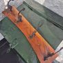 Vintage cast iron 8 hook wall coathanging rail Image 9