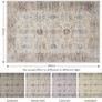 Rugs for Living Room, 200x300cm Large Area Rugs for Bedroom, Vintage Boho Machine Washable Rug, Non Slip Kitchen Rug Faux Wool Rugs Soft Short Pile Carpet for Dining Room, Office Image 2