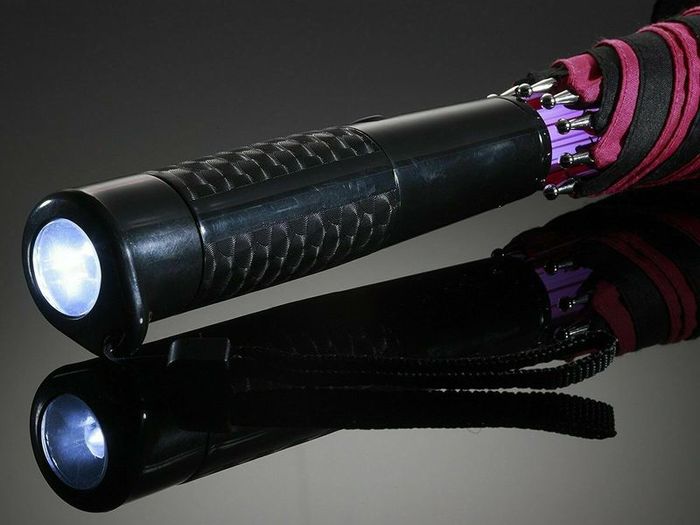 Umbrella With a Torch Handle /Multi Colour LED light display