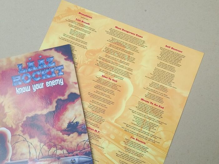 Laaz Rockit Know Your Enemy album Thrash Metal