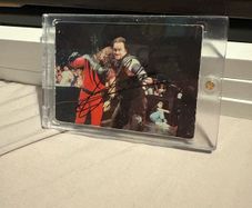 The undertaker signed wwf trading card with coa