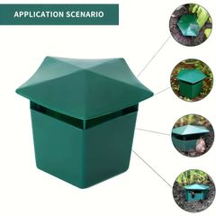 Snail Slug Catcher Box Thickened Anti-Corrosion Plastic Trap No Electricity for Garden Vegetables Flowers