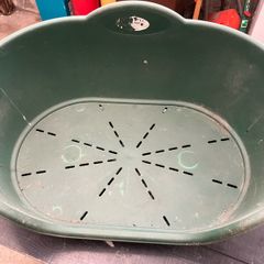 plastic dog bed