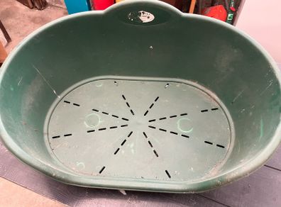 plastic dog bed
