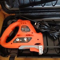 New black n Decker electric saw.