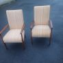 pair of 2 Mid-century modern Retro chairs Image 7