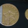 Belgium 24k Gold gilt euro coins set & Rhodium gilt Atomium Brussels medal limited edition Image 3