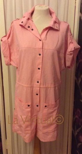 Vintage Pink Romper/Playsuit