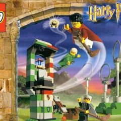 Lego Harry Potter 4726: Quidditch Practice (2002) 100% Complete (NO BOX)