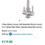 Premium 3-Way Kitchen Mixer Tap with Integrated Water Filtration Image 3