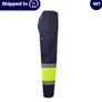 Velilla Vl157 - High-visibility Two-tone Pants - Navy/fluo Yellow Image 3