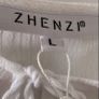 blouse Bnwt white tunic style long top Zhenzi boutique brand Image 7
