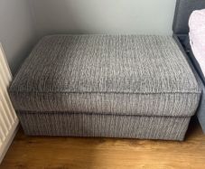 grey sofa foot