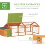 Wooden Chicken Coop with Nesting Box, Openable Roof, for 4-8 Chickens Image 5