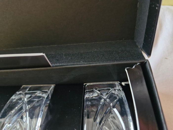 John Rocha Napkin Rings and Shot Glasses