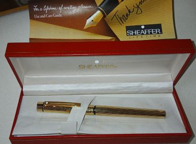 ShafferGold plated Fountains  pen with 14 kt  gold Nib   Fountain pen 100 euro
