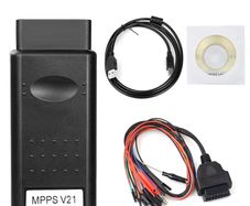 MPPS V21 Unlocked Infinite Reset High Quality Version Full Chip with Breakout Tricore Cable OBD2 ECU Chip Tuning Scanner Tool