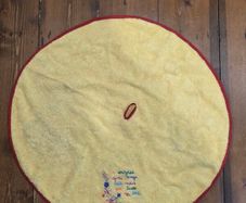 Portuguese Embroidered Friendship Towel Terry Cloth Cover - 100% Cotton
