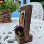 Our Lady of Medjugorje Wooden Icon Image 5