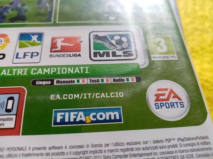 Italian version Fifa 12 PlayStation PSP