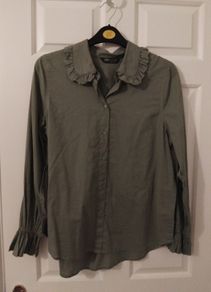M&S green blouse size 10