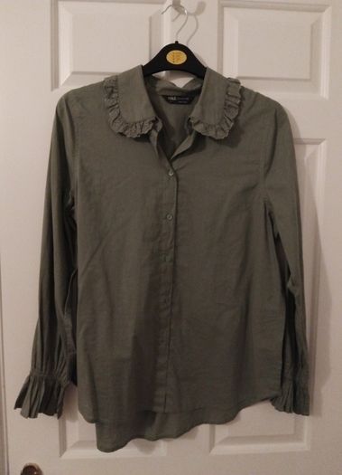 M&S green blouse size 10