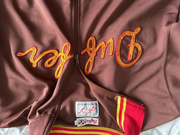 Vintage Duffer of St George Brown zip track jacket Size L