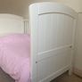 Boori Alice White Cot Bed & John Lewis Mattress Image 8