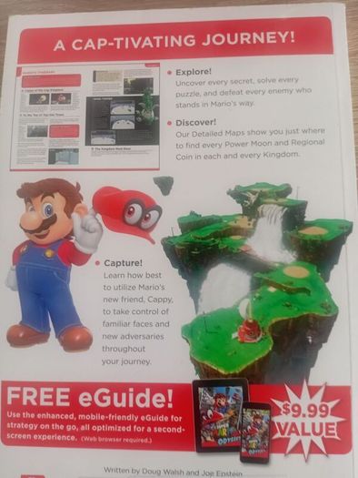Super mario odyssey guide book