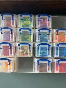 Lego Tile Pieces Box's Not Included
