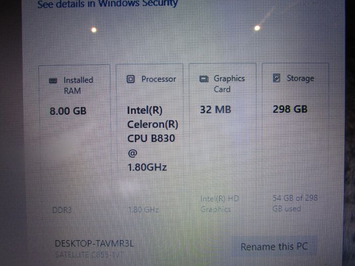 Toshiba Laptop
