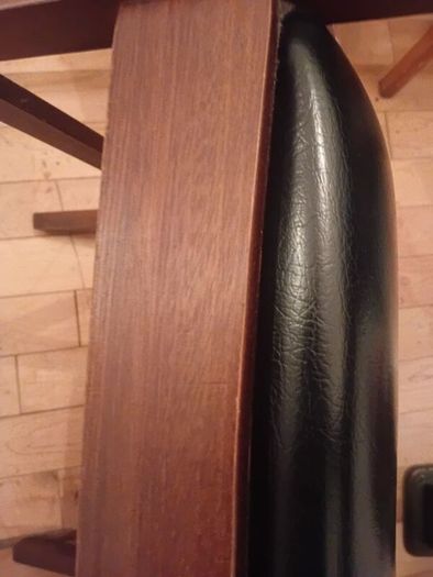 crannac mid century teak dining chairs x5