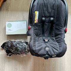 Baby Elegance Car seat with sun cover and Baby Elegance pram/ car seat rain cover
