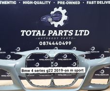 Bmw 4 series g22 2019-on m-sport front bumper