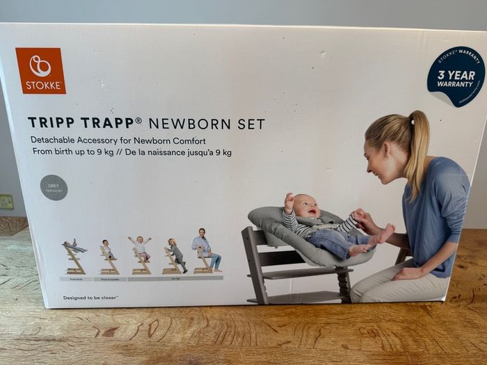Tripp Trapp Newborn set with toy hanger
