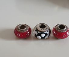 3 Genuine Biagi Murano Charm Beads