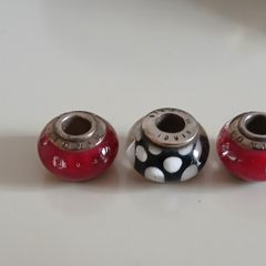 3 Genuine Biagi Murano Charm Beads