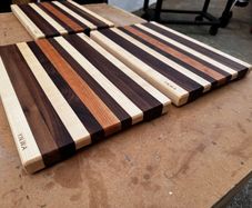 Handmade Solid Wood Chopping Boards - Walnut, Maple & Cherry