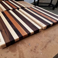 Handmade Solid Wood Chopping Boards - Walnut, Maple & Cherry