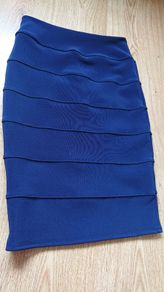 Navy Pencil Skirt. Size 8