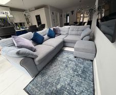 L shaped sofa
