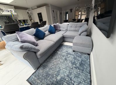 L shaped sofa