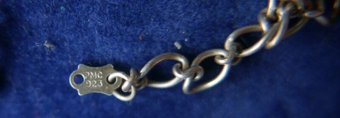 Vintage Sterling Silver hallmarked 925 Bracelet length 7" - 3,6g