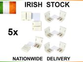 RGB LED Strip Light Connectors L Shape Adapters 4pin NO Soldering