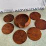 Set of  Moroccan handmade Wooden Coasters, Set Of 6  Coasters With Holder, Thuya Wood Coasters, Home Kitchen Dining Accessories Image 7